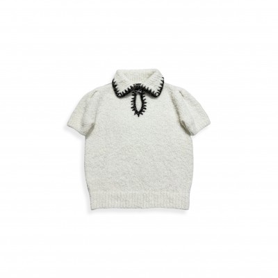 CHANEL KNITTED SHORT SLEEVES 